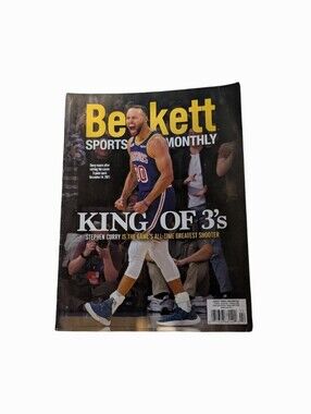 Beckett Sports Monthly Magazine - Stephen Curry Cover (Black/Yellow)